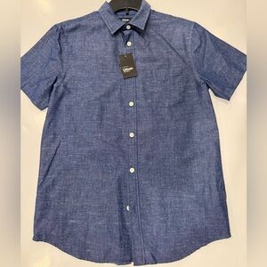 Mens Size S Button Down Tee